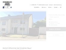 Tablet Screenshot of immobilien-raue.de